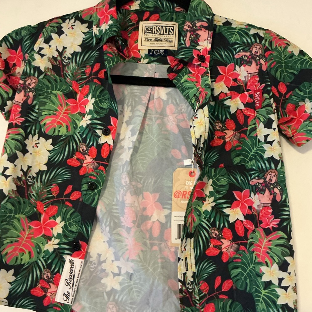 NWT RSVLTS Goonies Shuffle Shirt-2Y